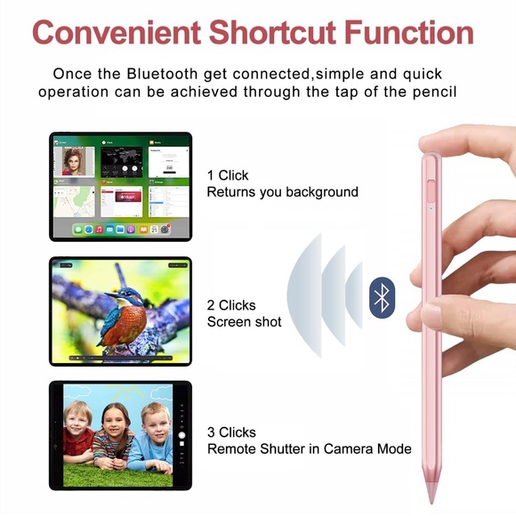 Stylus Pen for iPad 2018-2025 with Palm Rejection, Apple Pencil for Pad11th/10th - Picture 5 of 8